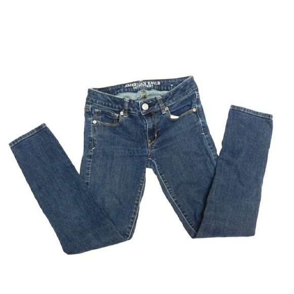 AMERICAN EAGLE OUTFITTERS WOMENS SHORT SKINNY JEAN - Picture 3 of 3